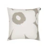 Marimekko Unikko Grey / Off White Throw Pillow -home decoration marimekko unikko grey off white throw pillow 22