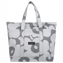 Marimekko Unikko Grey / Silver Uusi Mini Matkuri Bag -home decoration marimekko unikko grey silver uusi mini matkuri bag 46