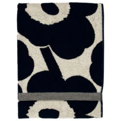 Marimekko Unikko Ivory / Navy Bath Towel -home decoration marimekko unikko ivory navy bath towel 47