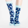 Marimekko Unikko Light Blue/Navy/Orange Socks 1 Marimekko Unikko Light Blue/Navy/Orange Socks -home decoration marimekko unikko light blue navy orange socks 45