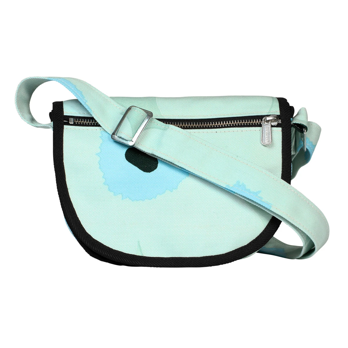 Marimekko Unikko Mint / Blue Kerttu Bag 4 Marimekko Unikko Mint / Blue Kerttu Bag - Image 2