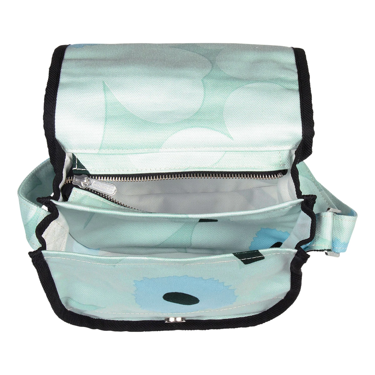 Marimekko Unikko Mint / Blue Kerttu Bag 6 Marimekko Unikko Mint / Blue Kerttu Bag - Image 4