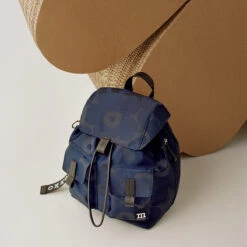 Marimekko Unikko Navy Blue / Black Everything Backpack -home decoration marimekko unikko navy blue black everything backpack 47