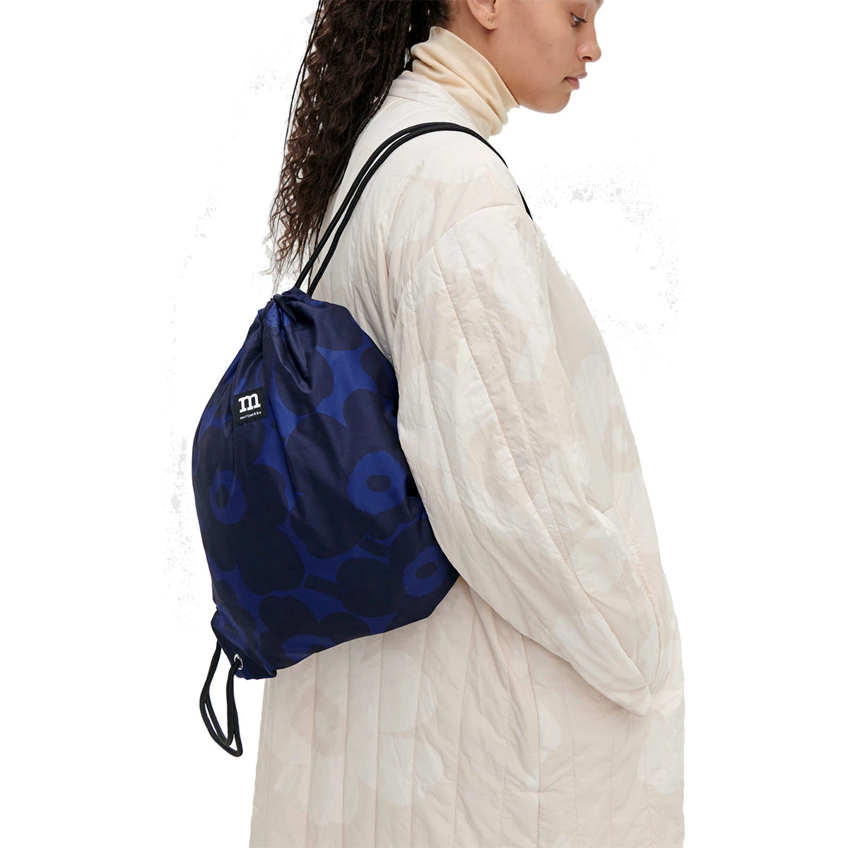 Marimekko Unikko Navy / Blue Smartsack 4 Marimekko Unikko Navy / Blue Smartsack - Image 2