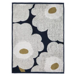 Marimekko Unikko Navy / Grey Hand Towel