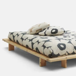 Marimekko Unikko Off White / Charcoal Bedspread / Throw Blanket - Large 8 Marimekko Unikko Off White / Charcoal Bedspread / Throw Blanket - Large -home decoration marimekko unikko off white charcoal bedspread throw blanket xl 29