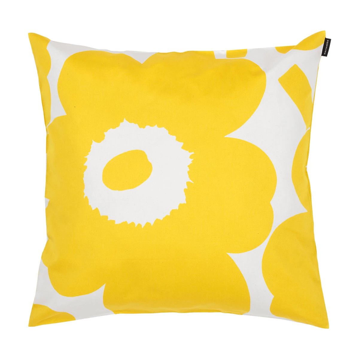 Marimekko Unikko Off White / Spring Yellow Throw Pillow 3 Marimekko Unikko Off White / Spring Yellow Throw Pillow