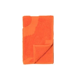 Marimekko Unikko Orange Guest Towel