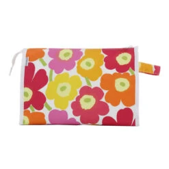 Marimekko Unikko Orange/Pink Media PVC Cosmetic Bag
