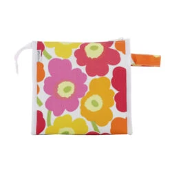 Marimekko Unikko Orange/Pink Nuuka PVC Cosmetic Bag