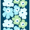Marimekko Unikko Periwinkle/Mint PVC Fabric 2 Marimekko Unikko Periwinkle/Mint PVC Fabric -home decoration marimekko unikko periwinkle mint pvc fabric 51
