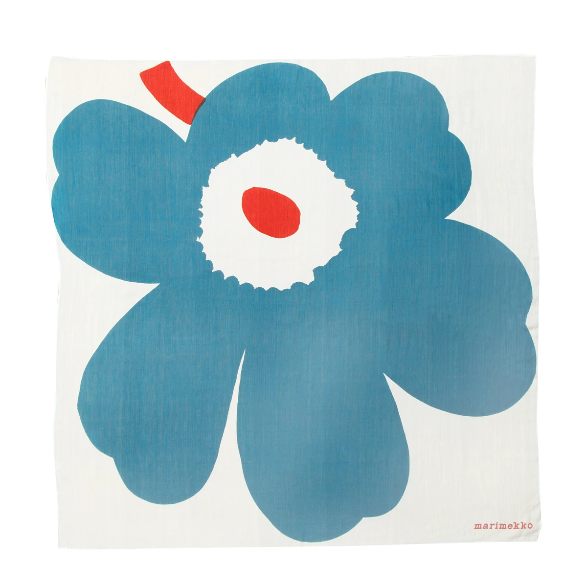 Marimekko Unikko Petrol Nelli Scarf 3 Marimekko Unikko Petrol Nelli Scarf