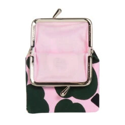 Marimekko Unikko Pink / Green Small Coin Purse