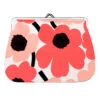 Marimekko Unikko Pink / Peach Large Coin Purse -home decoration marimekko unikko pink peach large coin purse 30