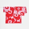 Marimekko Unikko Pink / Red Bath Towel 1 Marimekko Unikko Pink / Red Bath Towel -home decoration marimekko unikko pink red bath towel 20