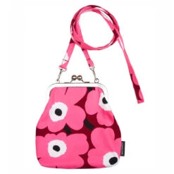 Marimekko Unikko Red / Pink Roosa Purse