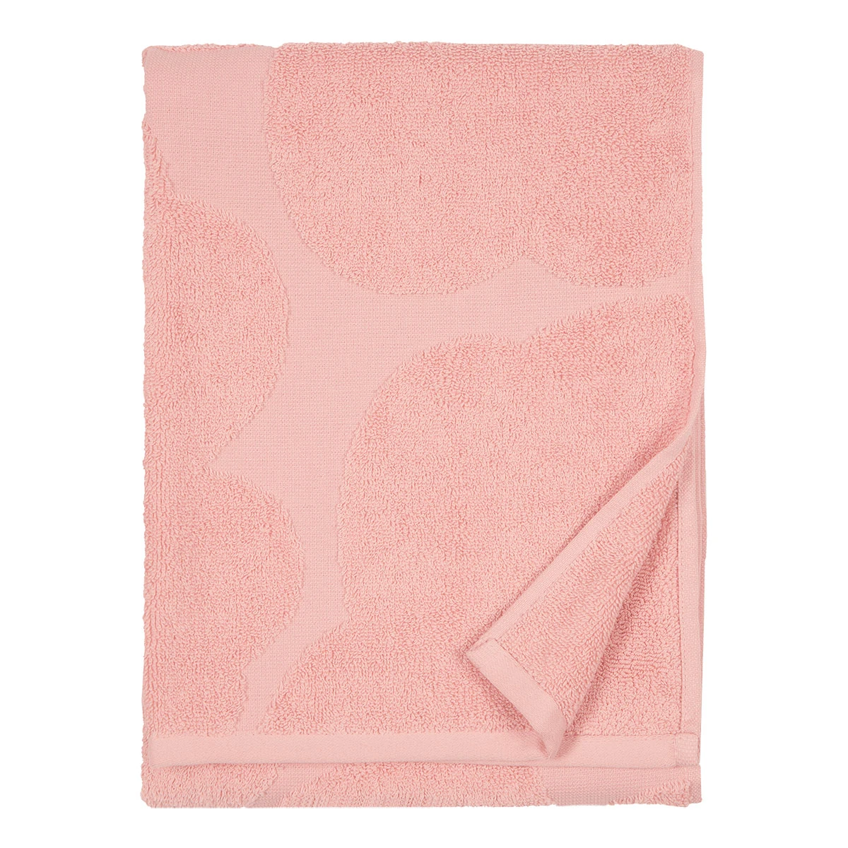 Marimekko Unikko Powder Pink Hand Towel 4 Marimekko Unikko Powder Pink Hand Towel - Image 2