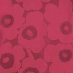 Marimekko Unikko Raspberry/Magenta Throw Blanket