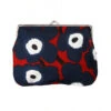 Marimekko Unikko Red / Dark Blue Large Coin Purse 2 Marimekko Unikko Red / Dark Blue Large Coin Purse -home decoration marimekko unikko red dark blue large coin purse 44