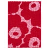 Marimekko Unikko Pink / Red Hand Towel -home decoration marimekko unikko red fuchsia hand towel 77