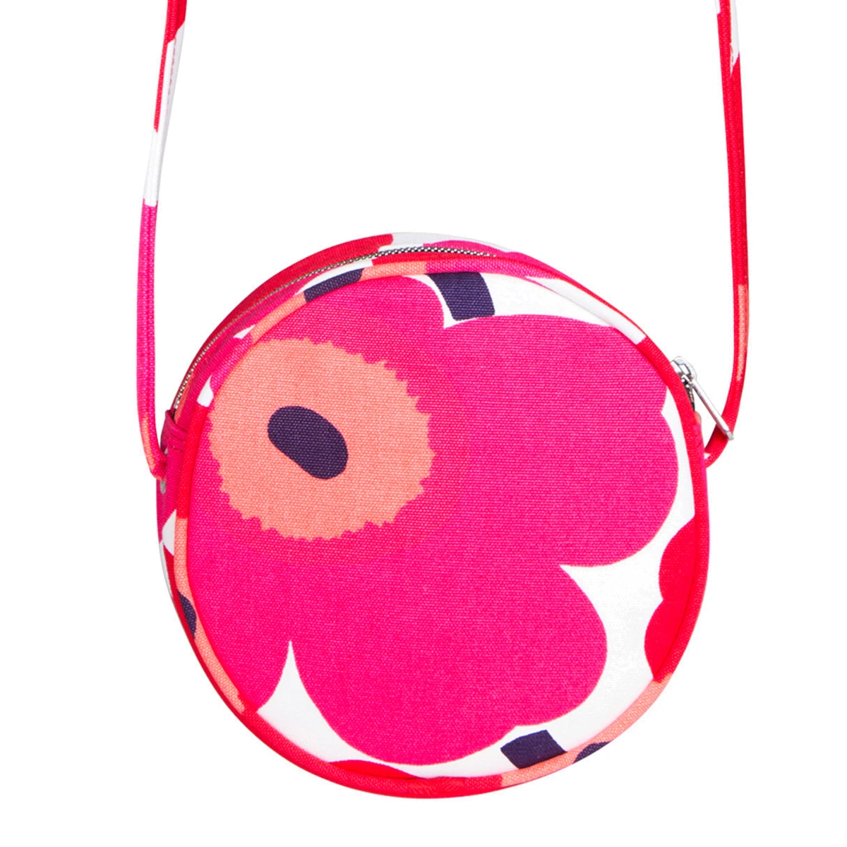 Marimekko Unikko White / Red Liia Bag 5 Marimekko Unikko White / Red Liia Bag - Image 3