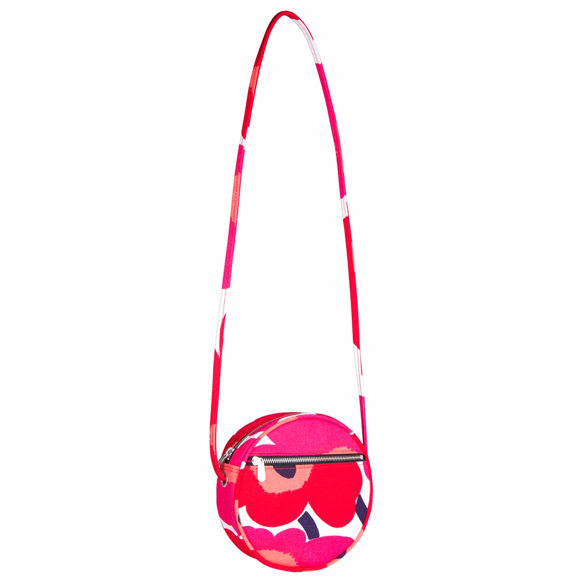 Marimekko Unikko White / Red Liia Bag 6 Marimekko Unikko White / Red Liia Bag - Image 4