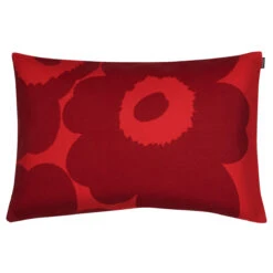 Marimekko Unikko Red / Maroon Lounge Pillow