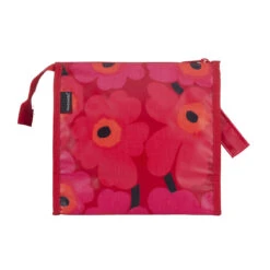 Marimekko Unikko Red Nuuka PVC Cosmetic Bag
