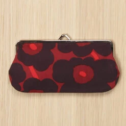 Marimekko Unikko Red / Plum Eyeglass Case