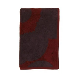Marimekko Unikko Red / Plum Guest Towel