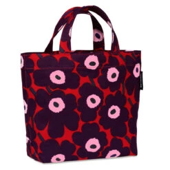 Marimekko Unikko Red / Plum / Pink Veronika Bag