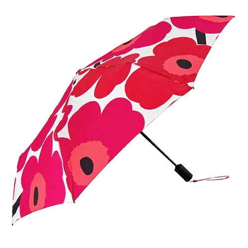 Marimekko Unikko Red / White Lux Umbrella 5 Marimekko Unikko Red / White Lux Umbrella - Image 3