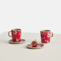 Marimekko Unikko Terra / Red Mug