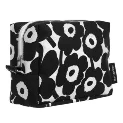Marimekko Unikko White / Black Vilja Cosmetic Bag -home decoration marimekko unikko white black kilja cosmetic bag 28