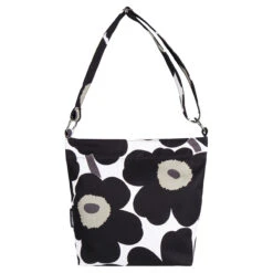 Marimekko Unikko White / Black Venni Bag