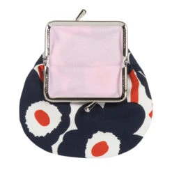 Marimekko Unikko White / Navy / Orange Coin Purse