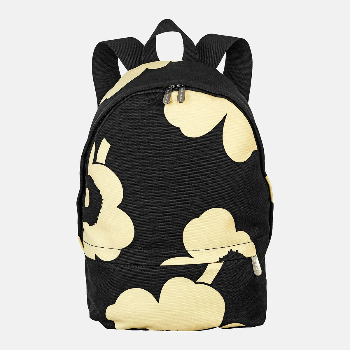 Marimekko Unikko Yellow / Black Enni Backpack 3 Marimekko Unikko Yellow / Black Enni Backpack