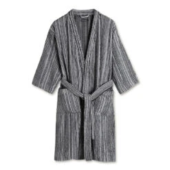 Marimekko Varvunraita Black Bath Robe