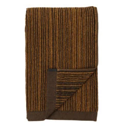Marimekko Varvunraita Black / Brown Bath Towel