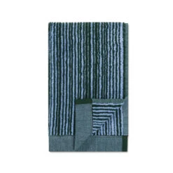 Marimekko Varvunraita Blue / Green Guest Towel