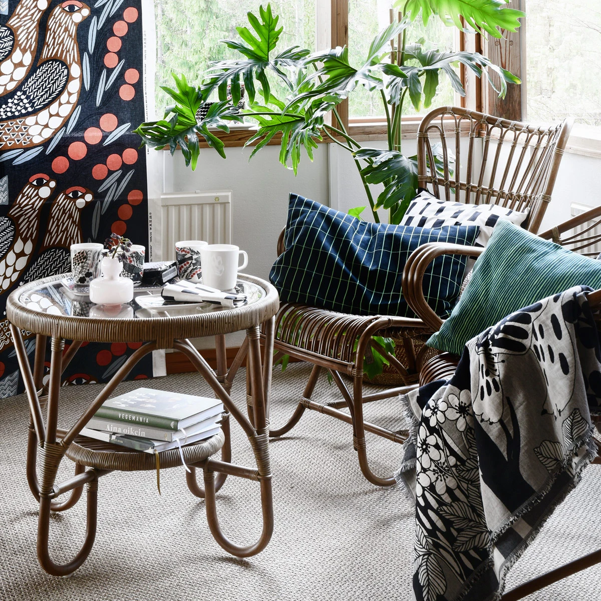 Marimekko Varvunraita Green Heavyweight Small Throw Pillow 3 Marimekko Varvunraita Green Heavyweight Small Throw Pillow