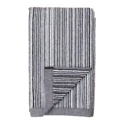 Marimekko Varvunraita White / Black Bath Towel