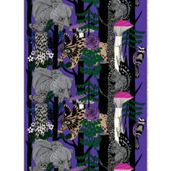Marimekko Veljekset Violet Fabric Repeat