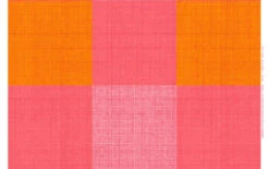 Marimekko Verkko Red / Yellow Fabric Repeat