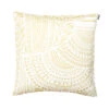Marimekko Vuorilaakso White / Gold Throw Pillow