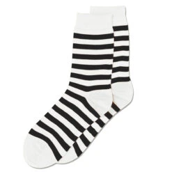 Marimekko White / Black Striped Socks