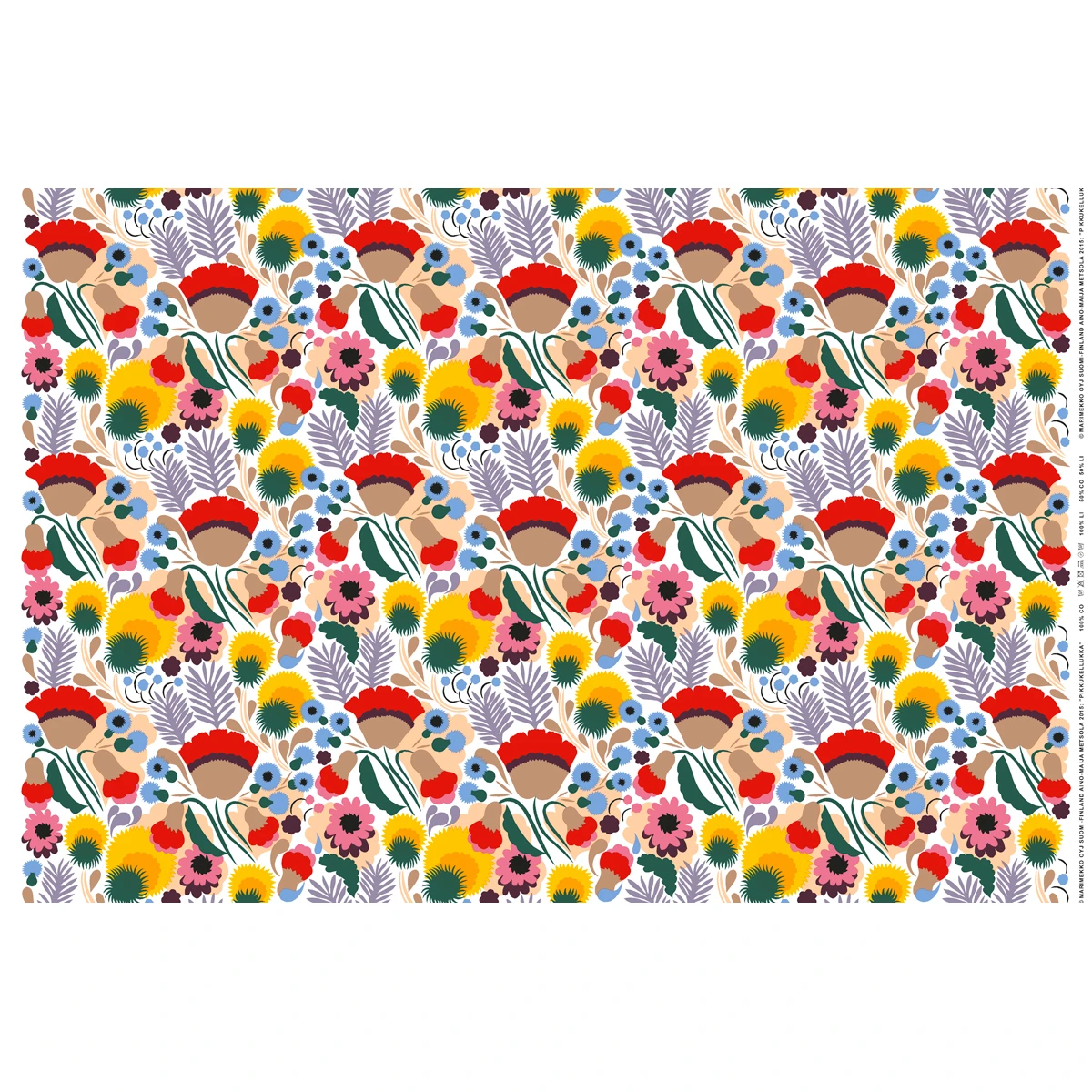 Marimekko Ojakellukka Fabric 4 Marimekko Ojakellukka Fabric - Image 2